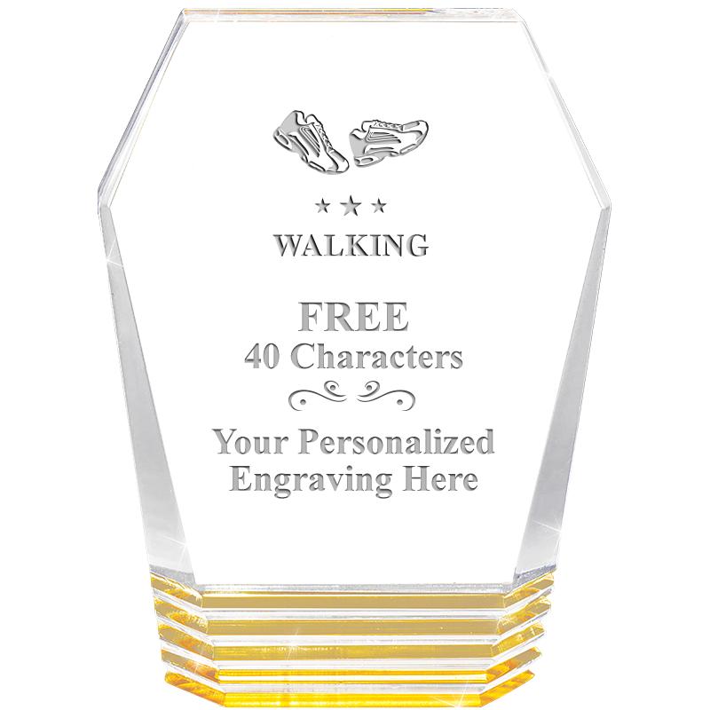 5" MONUMENT GOLD ROCKWELL ACRY