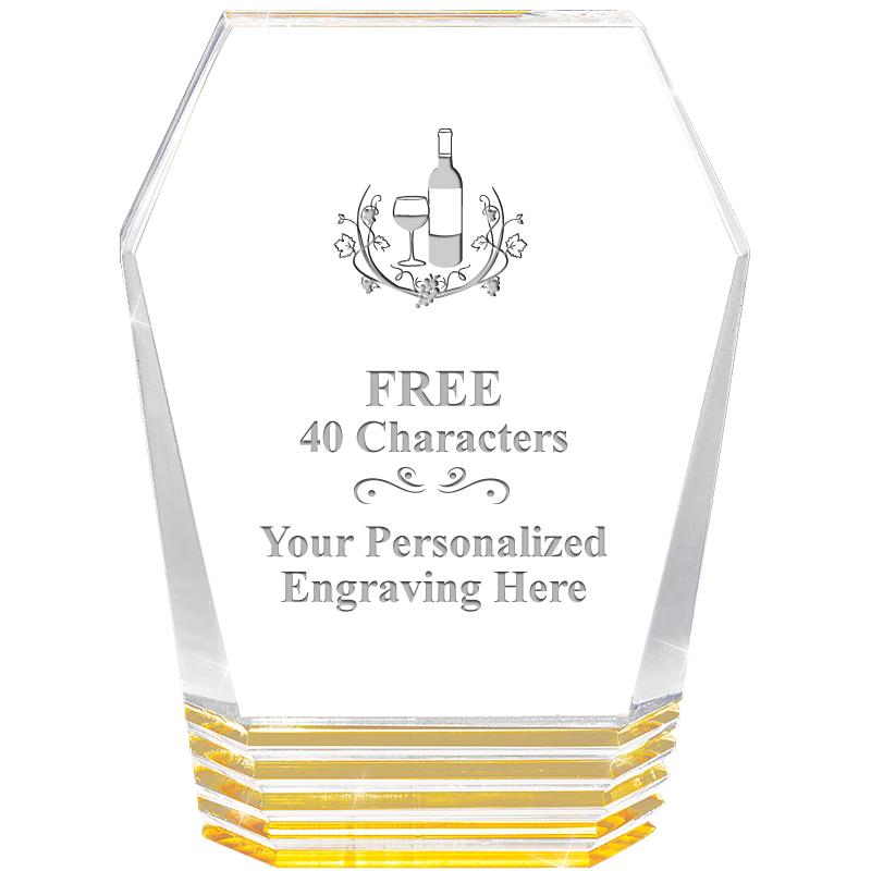 5" MONUMENT GOLD ROCKWELL ACRY