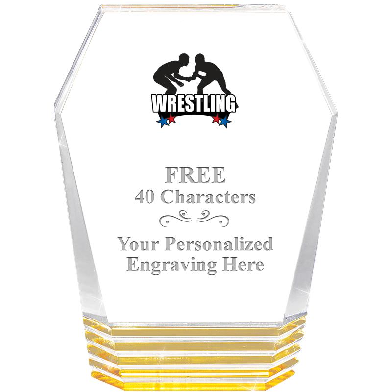 5" MONUMENT GOLD ROCKWELL ACRY