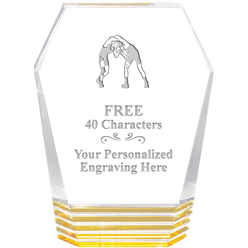 5" MONUMENT GOLD ROCKWELL ACRY