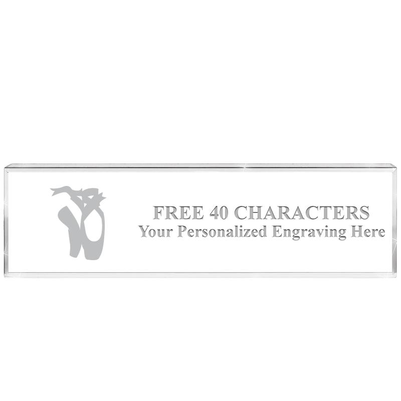 2.25" DESK NAMEPLATE ACRYLIC