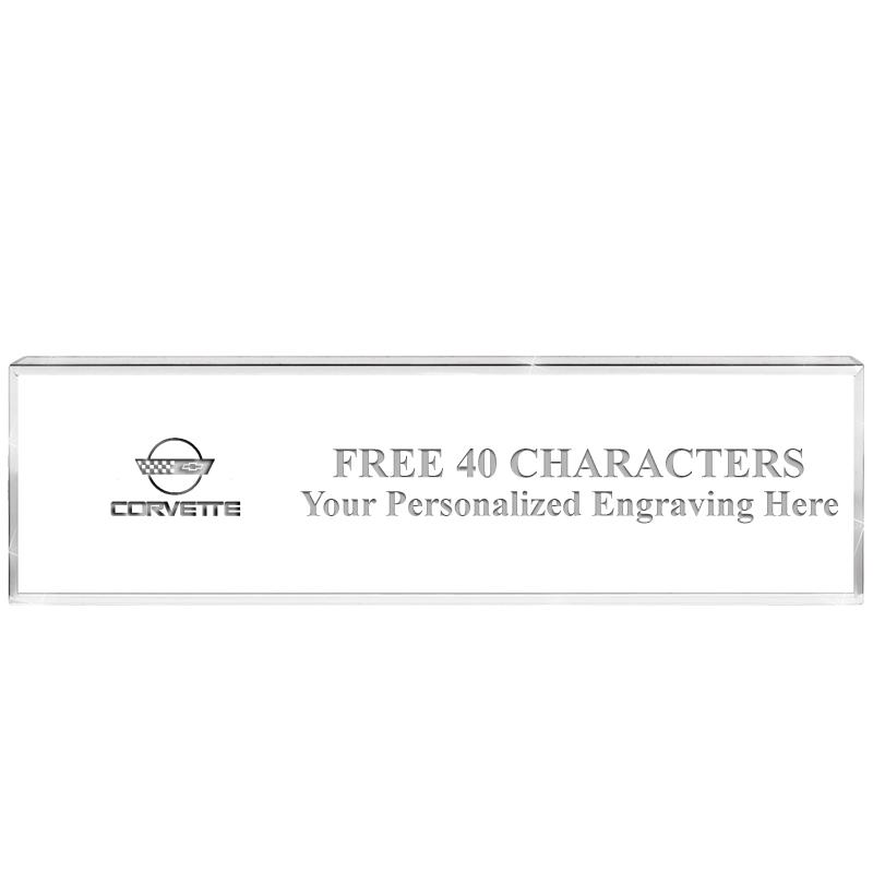 2.25" DESK NAMEPLATE ACRYLIC