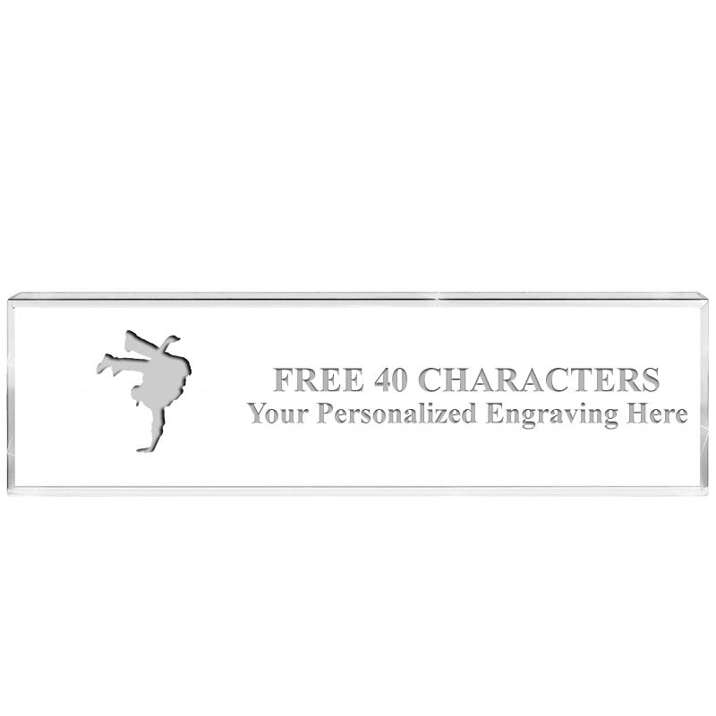 2.25" DESK NAMEPLATE ACRYLIC