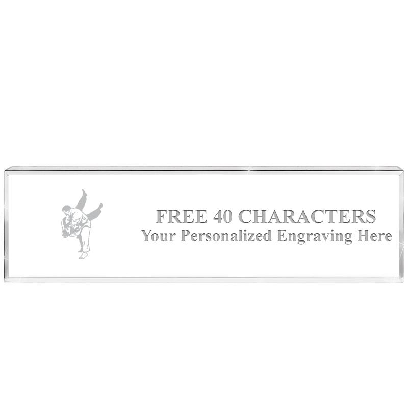 2.25" DESK NAMEPLATE ACRYLIC