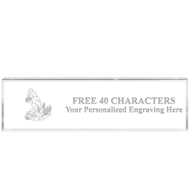 2.25" DESK NAMEPLATE ACRYLIC