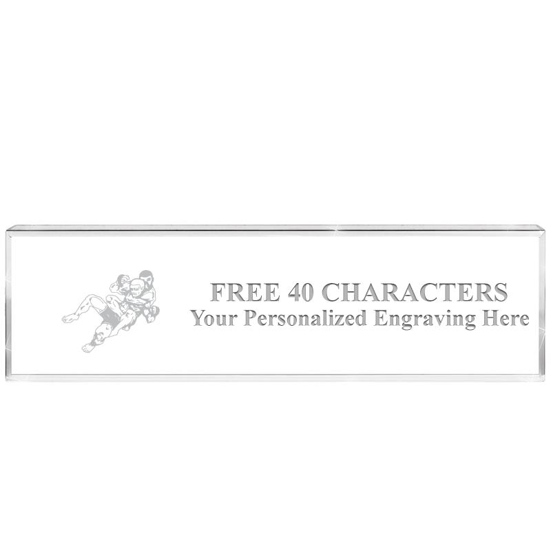 2.25" DESK NAMEPLATE ACRYLIC