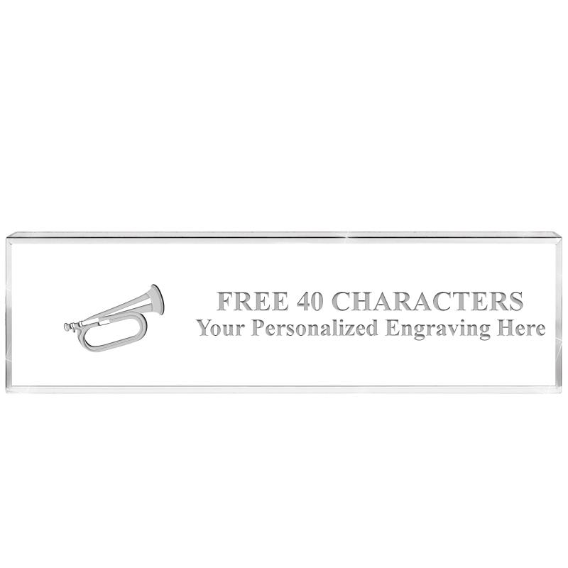 2.25" DESK NAMEPLATE ACRYLIC