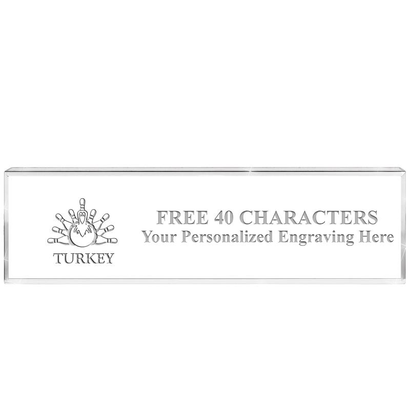 2.25" DESK NAMEPLATE ACRYLIC