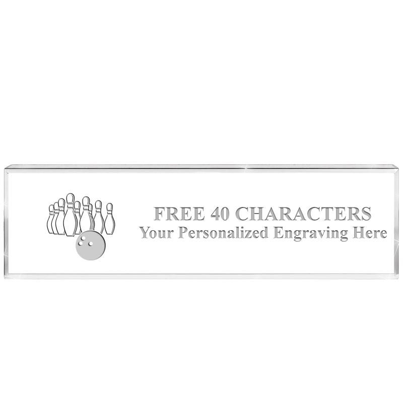 2.25" DESK NAMEPLATE ACRYLIC