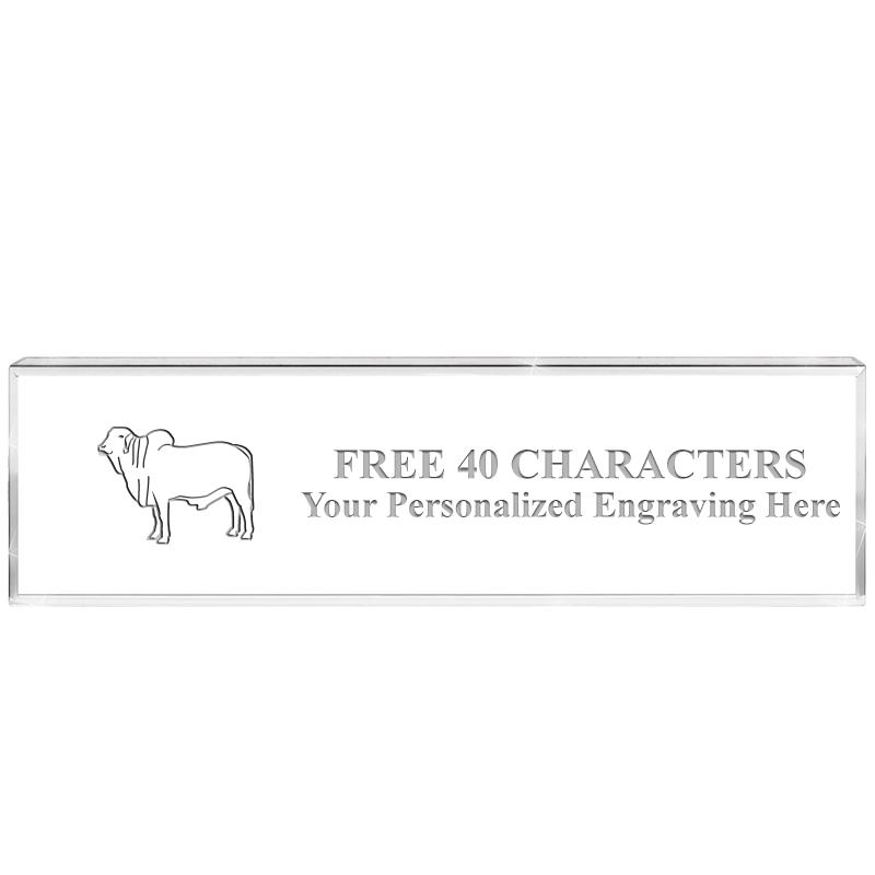 2.25" DESK NAMEPLATE ACRYLIC