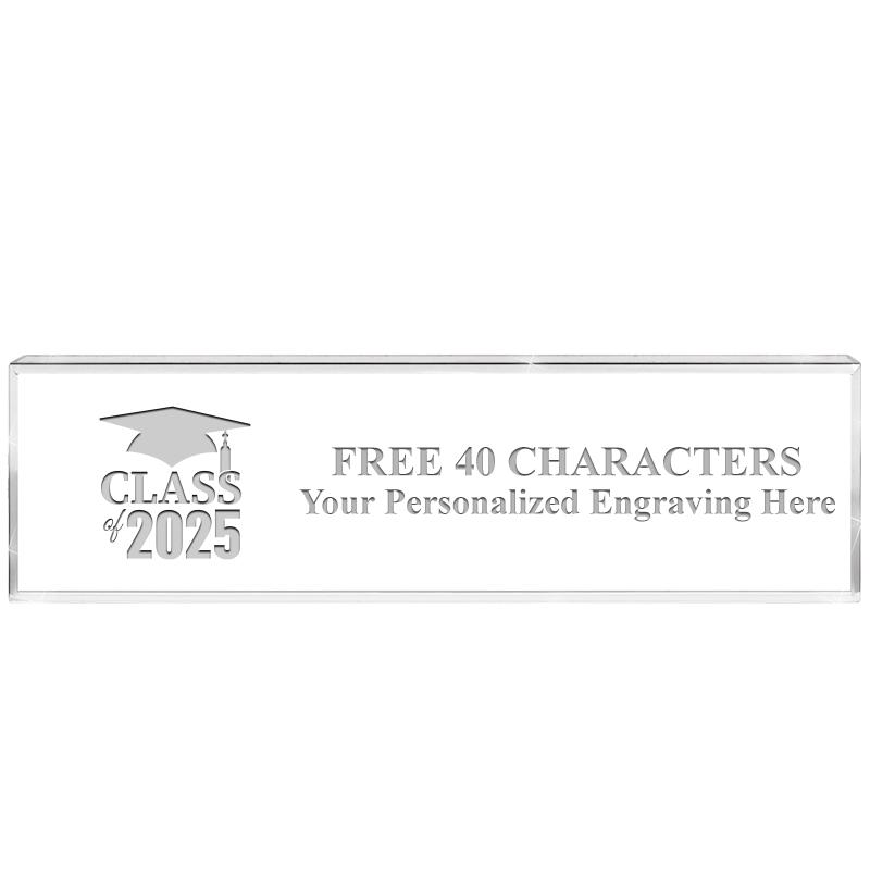 2.25" DESK NAMEPLATE ACRYLIC