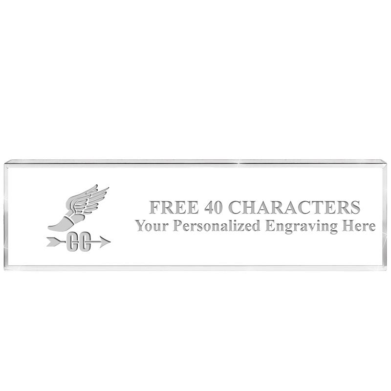 2.25" DESK NAMEPLATE ACRYLIC