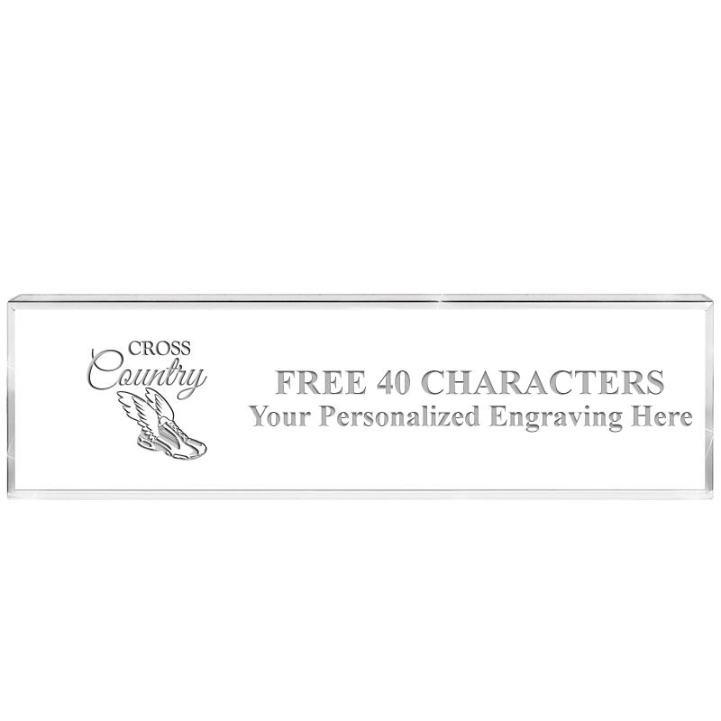 2.25" DESK NAMEPLATE ACRYLIC