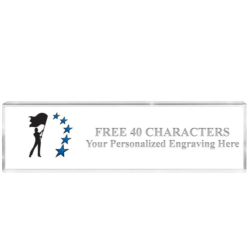 2.25" DESK NAMEPLATE ACRYLIC