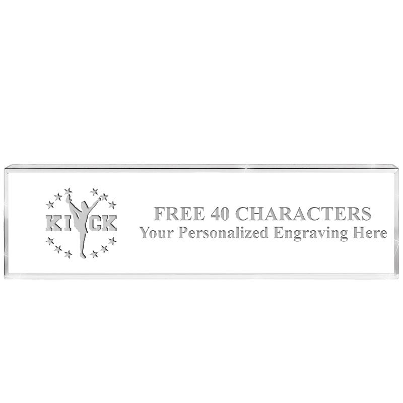 2.25" DESK NAMEPLATE ACRYLIC