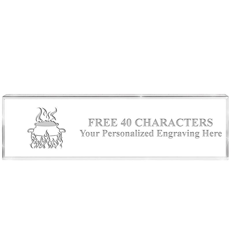 2.25" DESK NAMEPLATE ACRYLIC