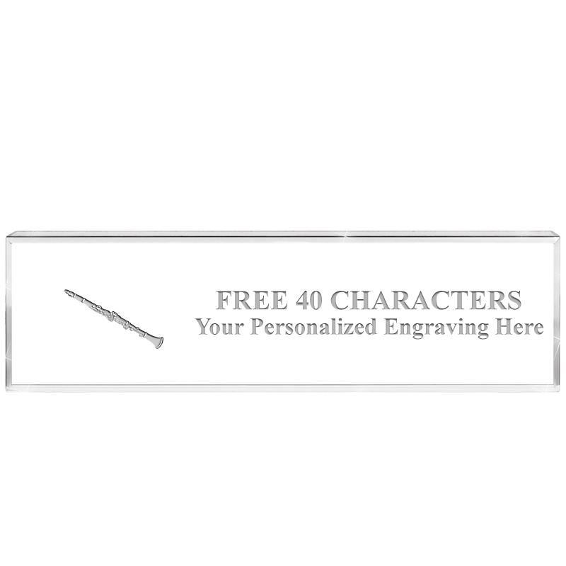 2.25" DESK NAMEPLATE ACRYLIC