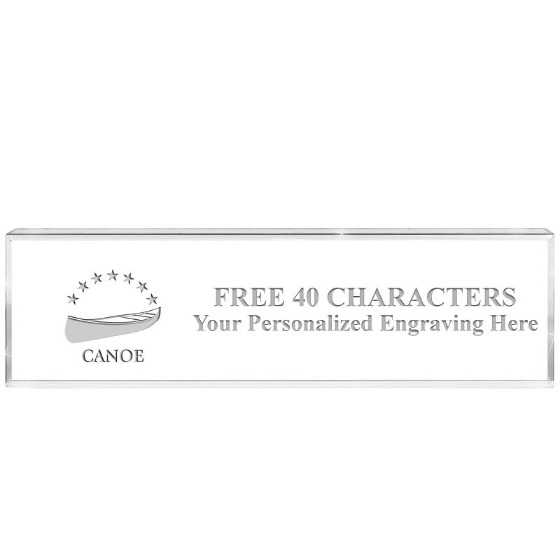 2.25" DESK NAMEPLATE ACRYLIC