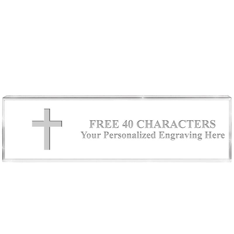 2.25" DESK NAMEPLATE ACRYLIC