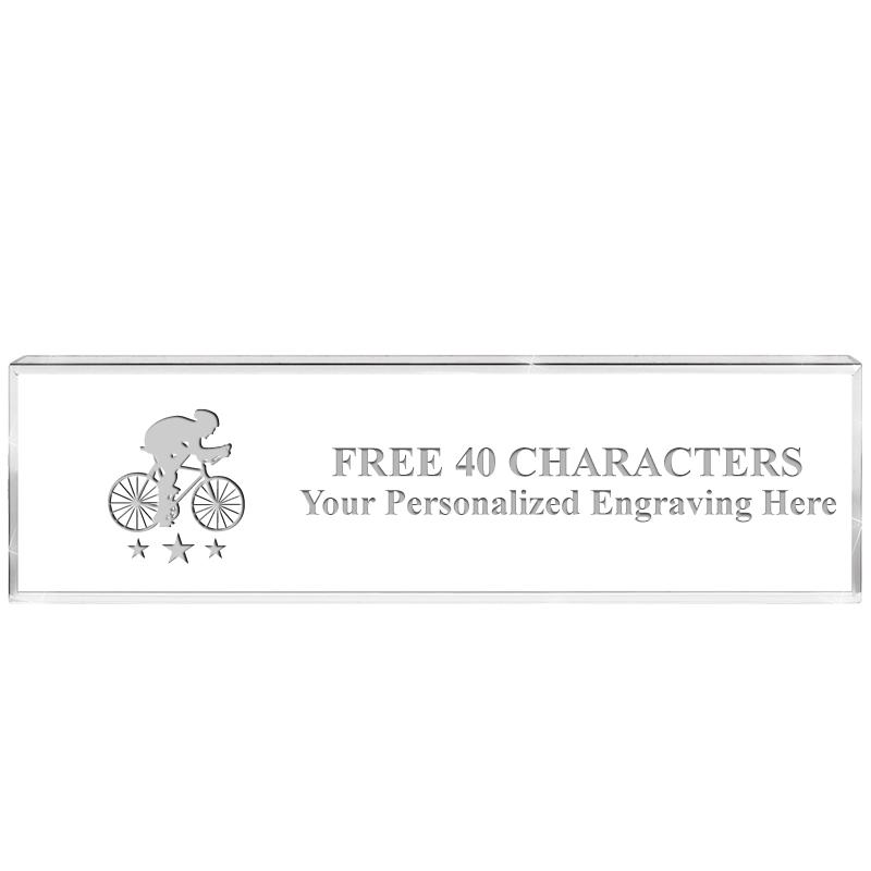 2.25" DESK NAMEPLATE ACRYLIC