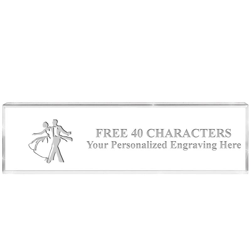 2.25" DESK NAMEPLATE ACRYLIC