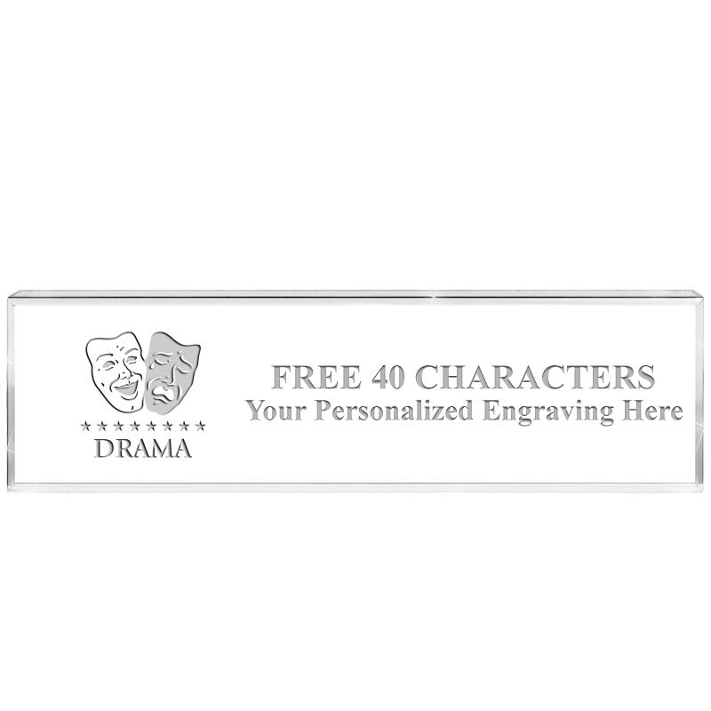 2.25" DESK NAMEPLATE ACRYLIC