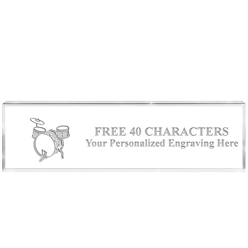 2.25" DESK NAMEPLATE ACRYLIC