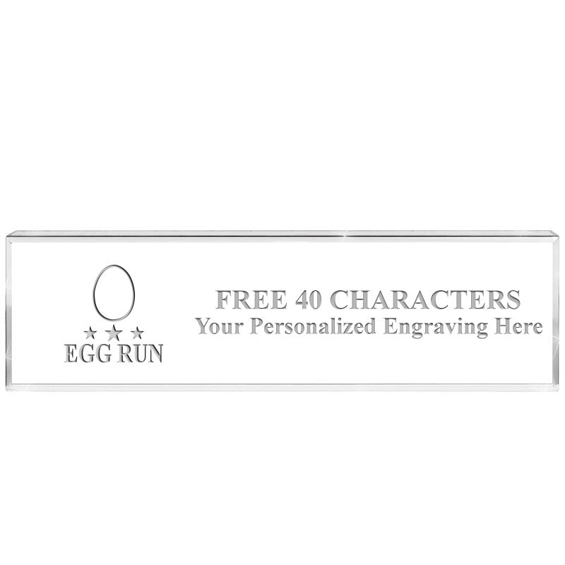 2.25" DESK NAMEPLATE ACRYLIC