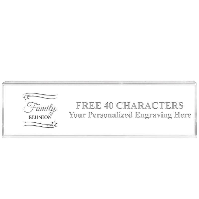 2.25" DESK NAMEPLATE ACRYLIC