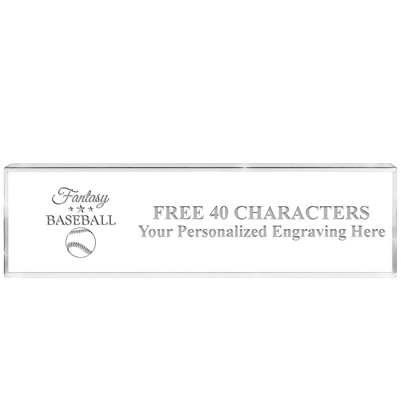 2.25" DESK NAMEPLATE ACRYLIC