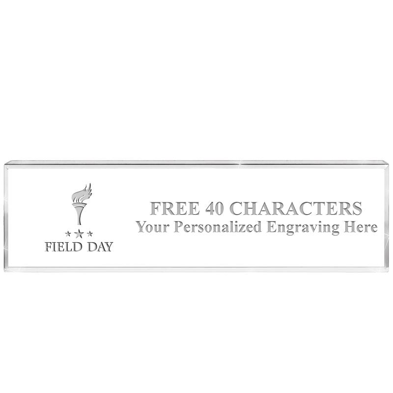 2.25" DESK NAMEPLATE ACRYLIC