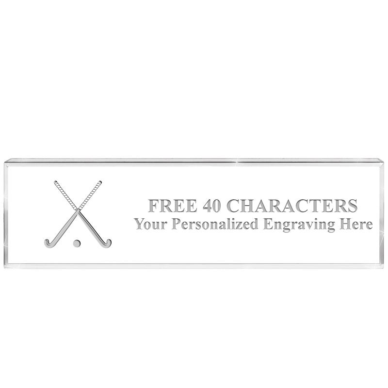 2.25" DESK NAMEPLATE ACRYLIC