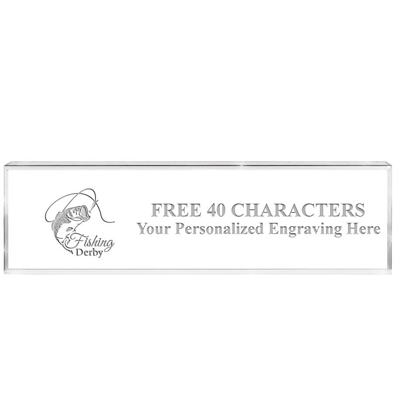 2.25" DESK NAMEPLATE ACRYLIC