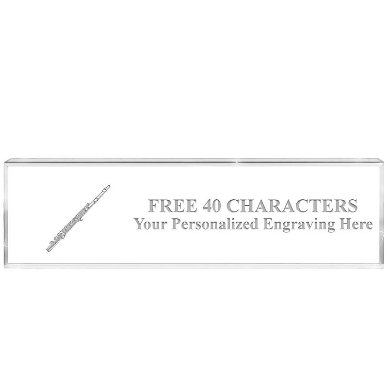 2.25" DESK NAMEPLATE ACRYLIC