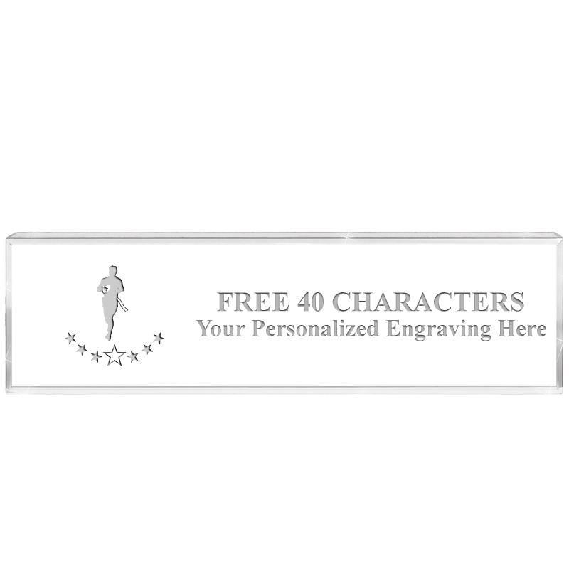 2.25" DESK NAMEPLATE ACRYLIC