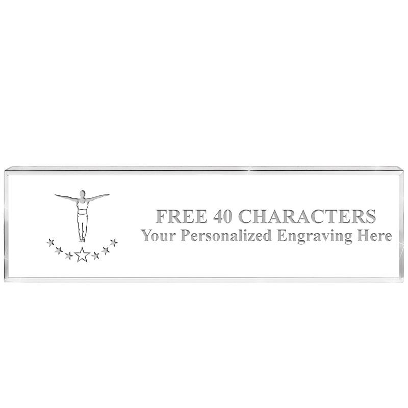 2.25" DESK NAMEPLATE ACRYLIC