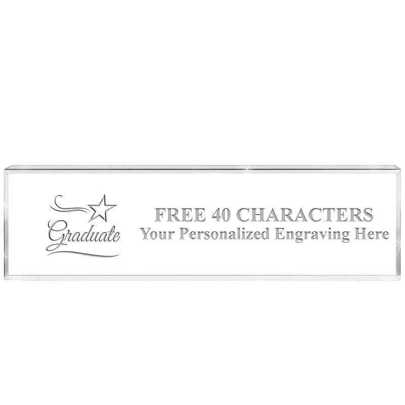 2.25" DESK NAMEPLATE ACRYLIC