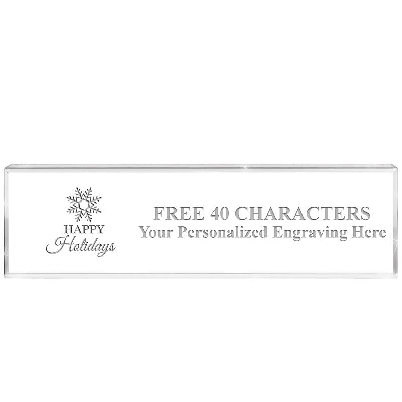 2.25" DESK NAMEPLATE ACRYLIC