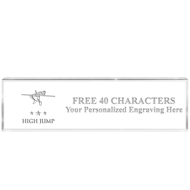 2.25" DESK NAMEPLATE ACRYLIC