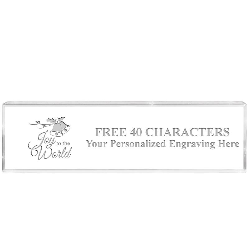 2.25" DESK NAMEPLATE ACRYLIC