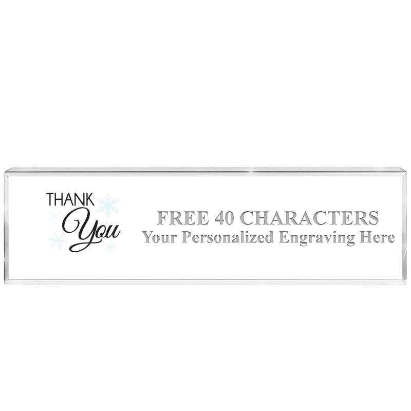 2.25" DESK NAMEPLATE ACRYLIC