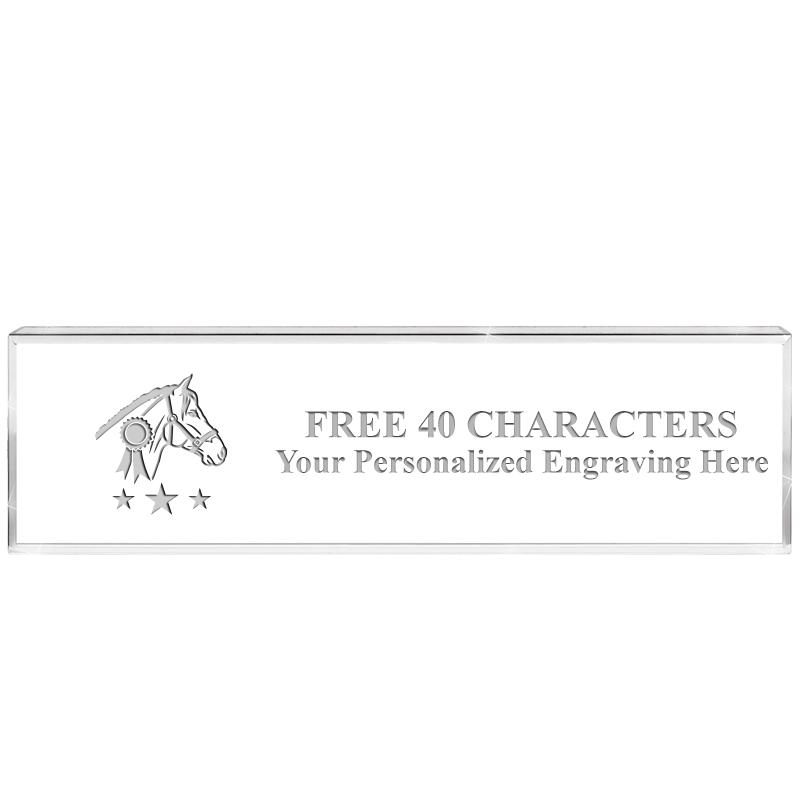 2.25" DESK NAMEPLATE ACRYLIC