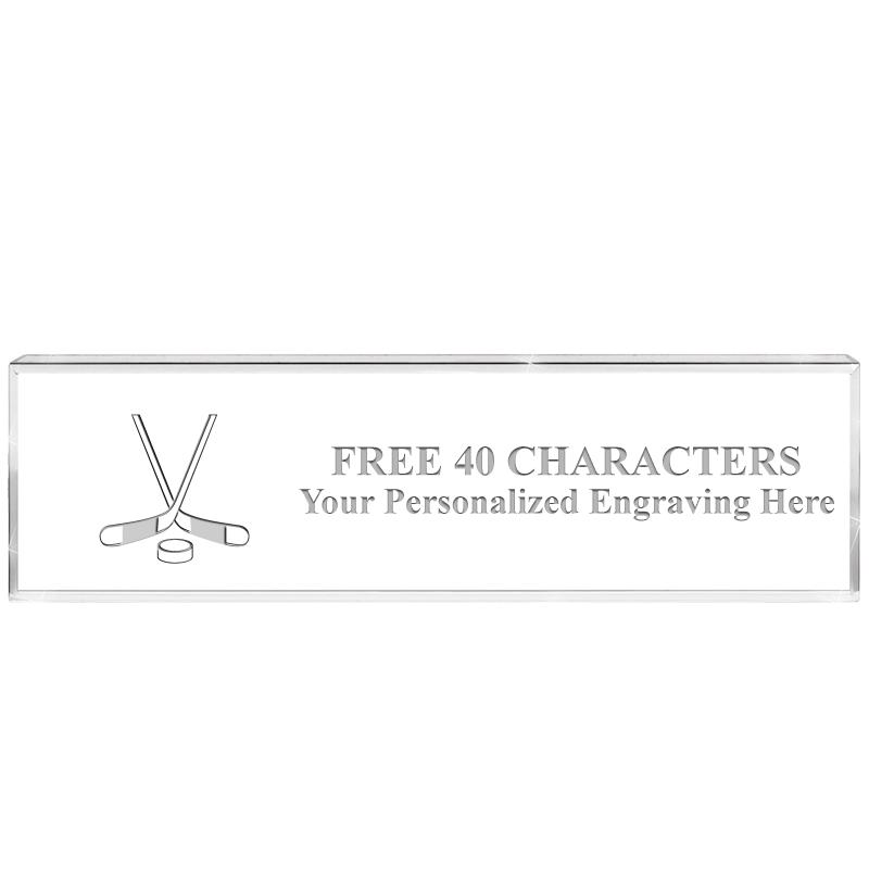 2.25" DESK NAMEPLATE ACRYLIC