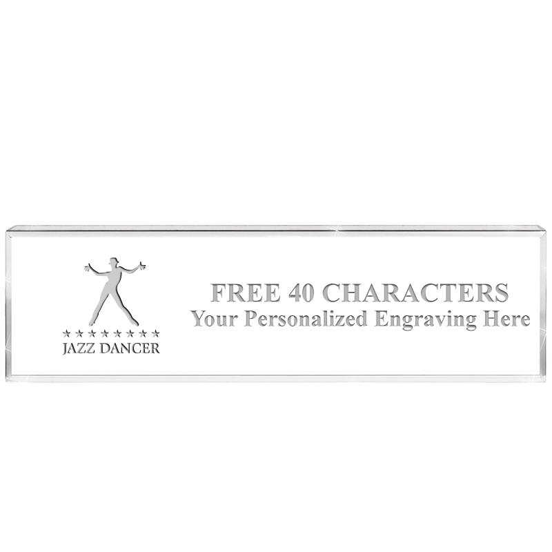 2.25" DESK NAMEPLATE ACRYLIC