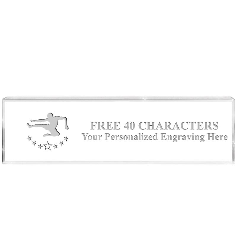 2.25" DESK NAMEPLATE ACRYLIC