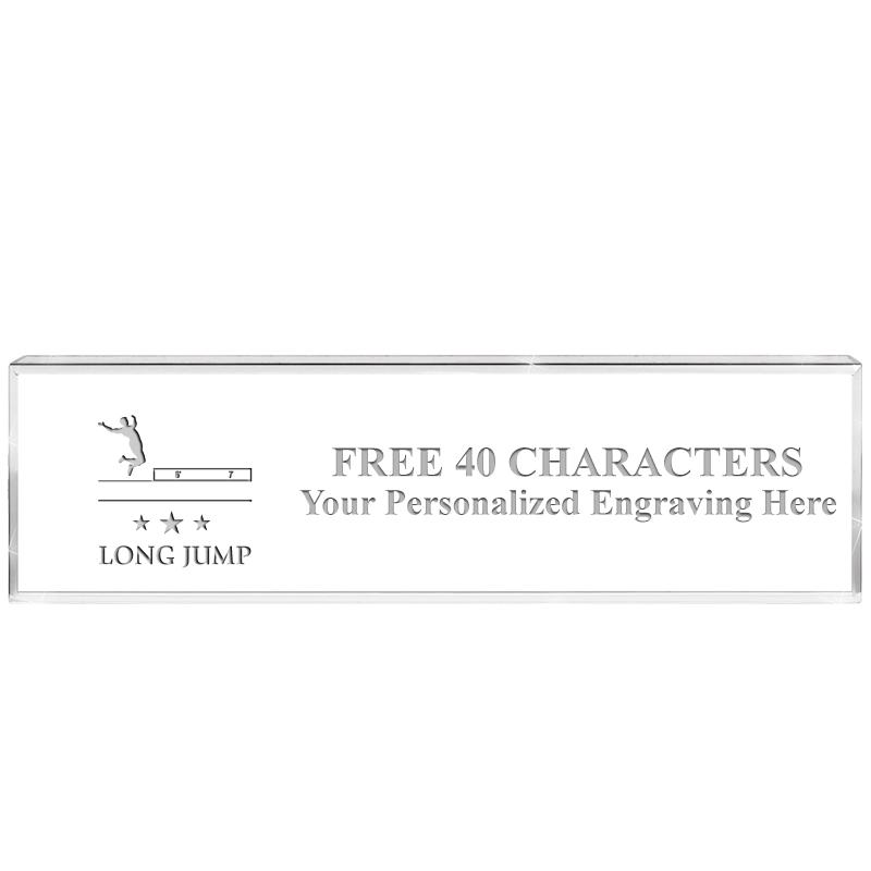 2.25" DESK NAMEPLATE ACRYLIC