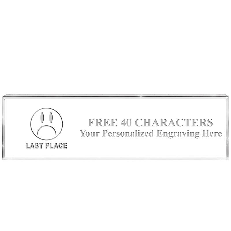 2.25" DESK NAMEPLATE ACRYLIC