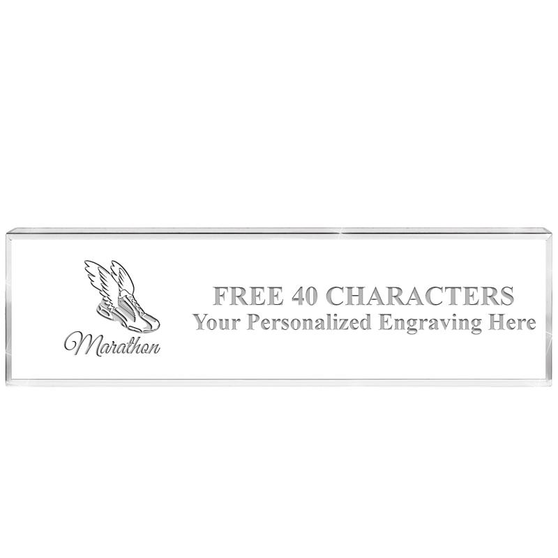 2.25" DESK NAMEPLATE ACRYLIC