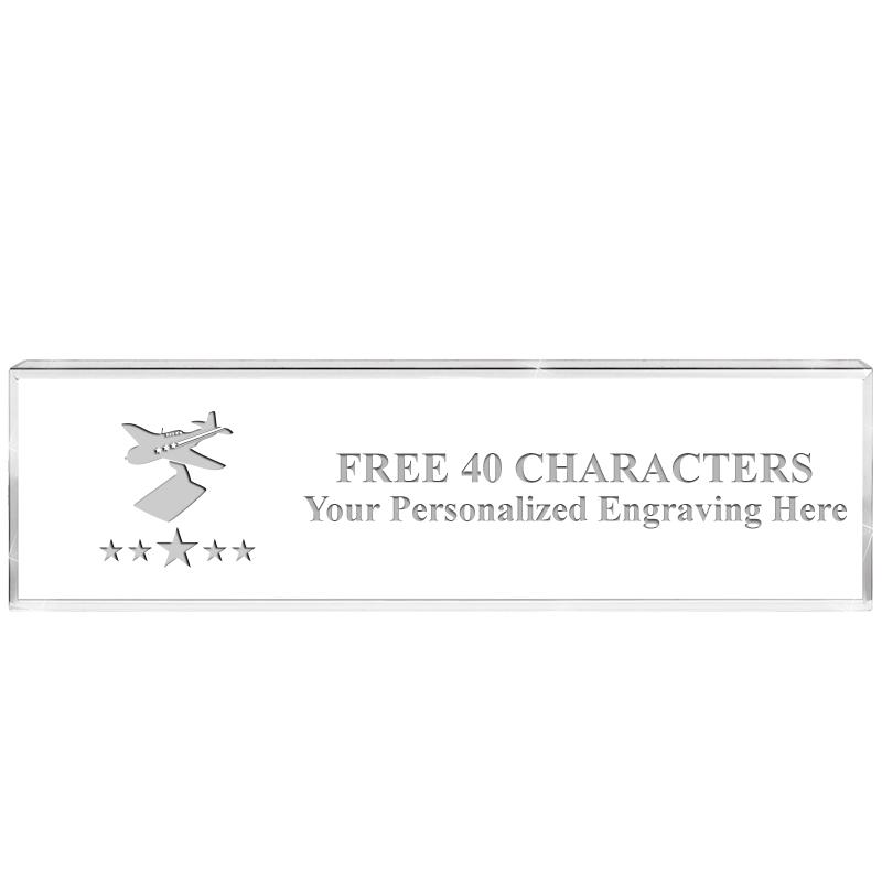 2.25" DESK NAMEPLATE ACRYLIC