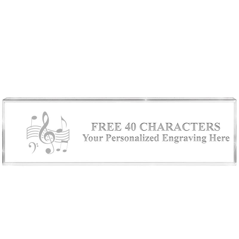 2.25" DESK NAMEPLATE ACRYLIC